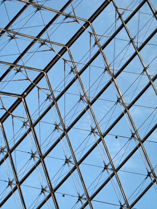 Louvre pyramid, Paris France 1.jpg - Louvre pyramid